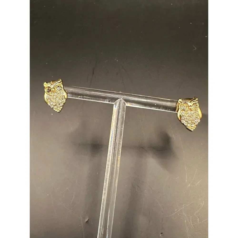 Kate Spade THINGS WE LOVE OWL Earrings Whimsy Animal Designer Stud Jewelry